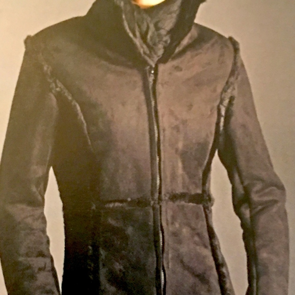 Ultra suede coat